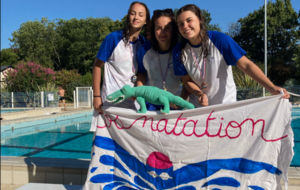 Oriane, Romane et Maëlle valide leur formation d'aide entraineur